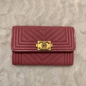 Chanel snap card holder